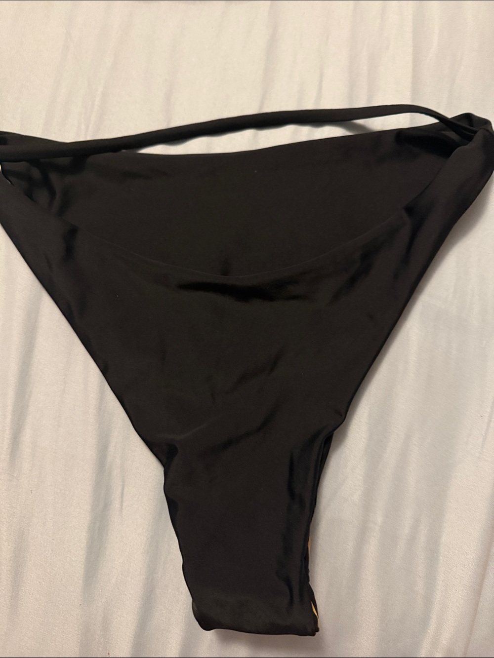 Black High-Cut Bikini Bottom